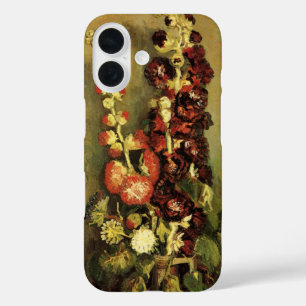 Coques iPhone 16 Vase avec hollyhocks de Vincent van Gogh