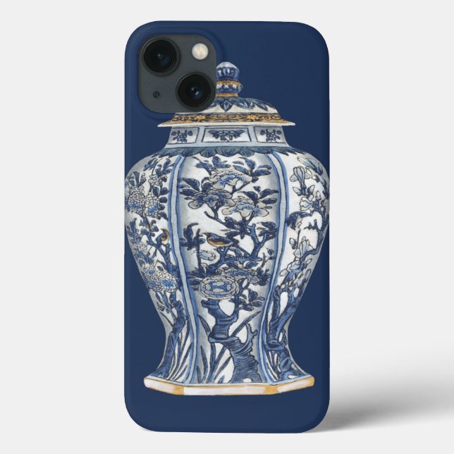 Coques Case-Mate iPhone Vase bleu et blanc à porcelaine par le studio de (Verso)