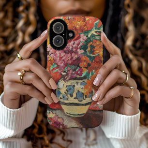 Coque Pour iPhone 16 Vase de Fleurs à la Draperie Rouge   Louis Valtat