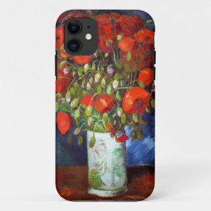 Case-Mate iPhone Case Vase de Vincent Van Gogh avec Coquelicots Rouges B