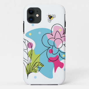 Case-Mate iPhone Case Vecteur vectoriel tendance motif d'une fleur d'été