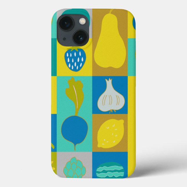 Coques Case-Mate iPhone Veggie Blocks I (Verso)