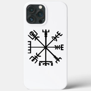 iPhone 13 Pro Max Case Vegvísir (Viking Compass)
