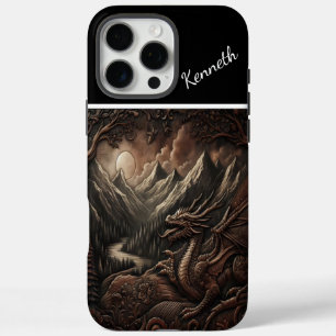 Coques iPhone 16 Pro Max Veillée lunaire du dragon
