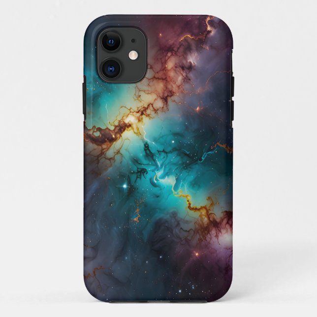 Coques Case-Mate iPhone Veines célestes (Dos)