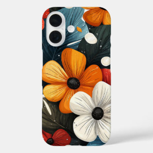 Coque Pour iPhone 16 Veines du coucher de soleil