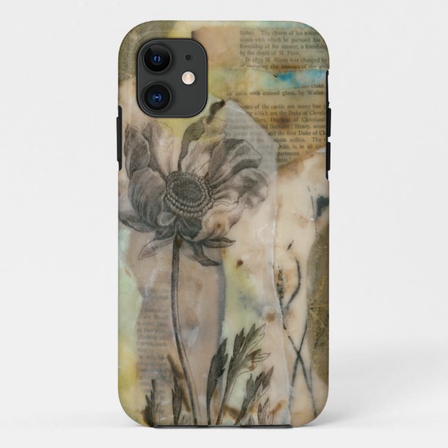 Coques Case-Mate iPhone Vélin II floral (Dos)