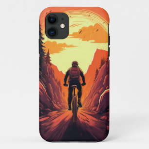 Case-Mate iPhone Case Vélo de Montagne Vintage MTB VTT Cyclisme