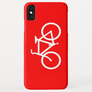 Coque Pour iPhone XS Max Vélo rouge et blanc