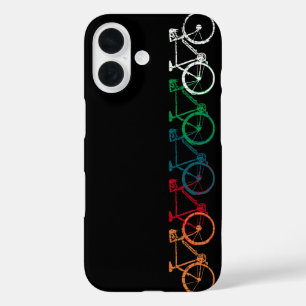 Coques iPhone 16 Vélos de différentes couleurs