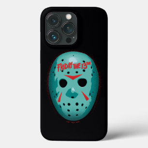 Case-Mate iPhone Case Vendredi 13   Graphique de masque de hockey bleu