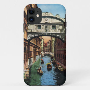 Coque iPhone 11 Venise vintage, le pont des soupirs