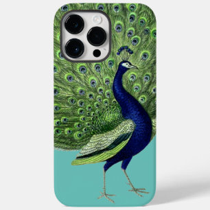 Coque Pour Pour iPhone 14 Pro Max Ventilateur Open Peacock