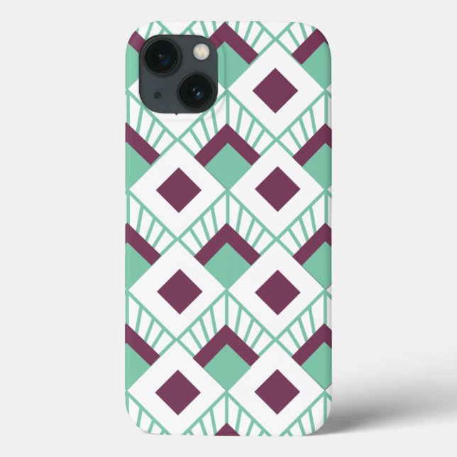 Coques Case-Mate iPhone Ventilateurs Art déco (Verso)