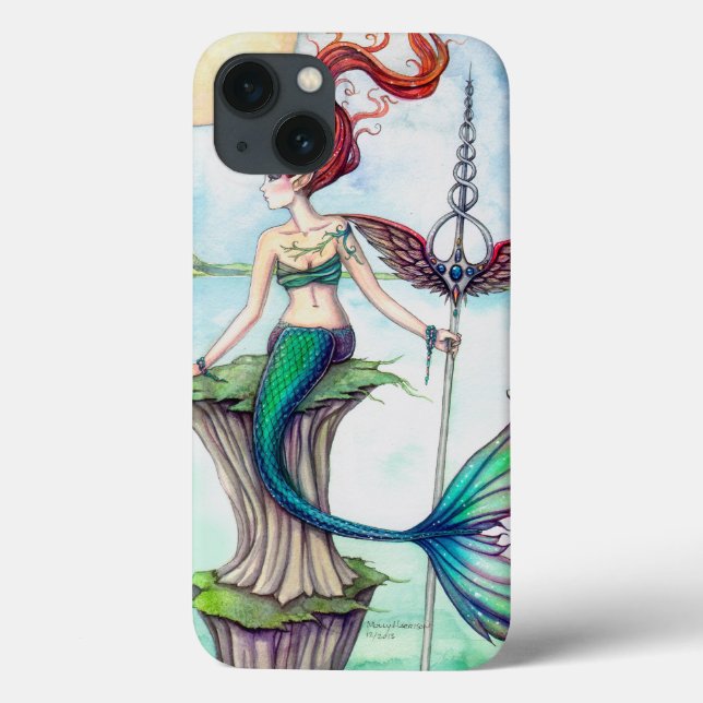 Coques Case-Mate iPhone Vents d'Irlande Fantaisie de Sirène Art (Verso)