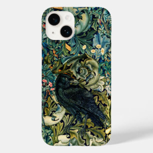 COQUE POUR iPhone 14 VERDURE, ANIMAUX FORESTIERS, RAVÉS EN FLORAL VERT