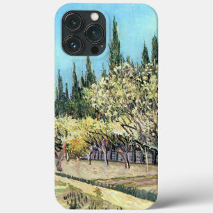 Case-Mate iPhone Case Verger en fleurs de Van Gogh, bordé de cyprès