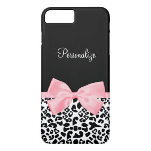 Case-Mate iPhone Case Véritable empreinte de léopard rose chic d'arc d