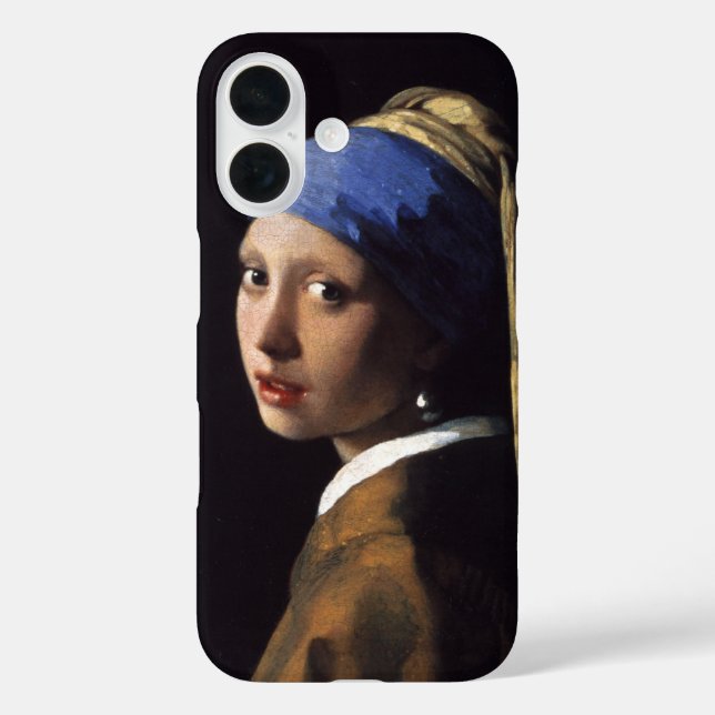 Coques Case-Mate iPhone Vermeer Girl Pearl Élevant Masterpiece Peinture (Verso)