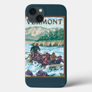Etui iPhone 13 VermontRiver Rafting Scene