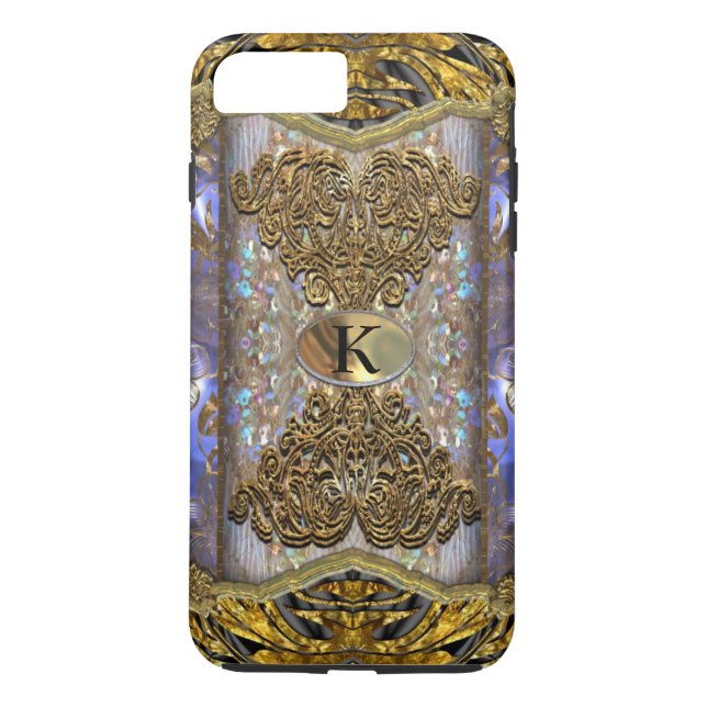Coques Case-Mate iPhone Vermothe Elegant Monogramme victorien (Dos)