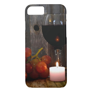 Case-Mate iPhone Case verre à vin et bougie à raisins