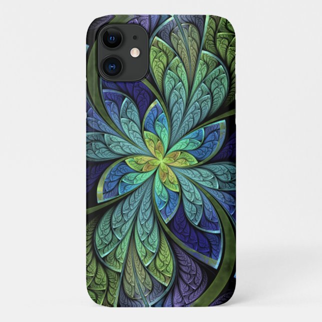 Coques Case-Mate iPhone Verre Abstrait floral La Chanteuse IV (Dos)