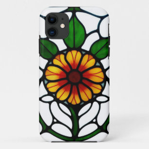 Case-Mate iPhone Case Verre coloré représentant une fleur