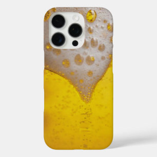 Coques iPhone 16 Pro Verre de bière avec bulles et mousse