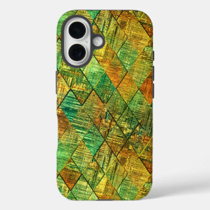 Coque Pour iPhone 16 Verre teinté géométrique décoratif moderne