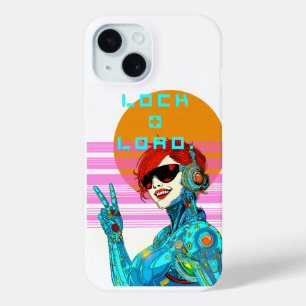 Coque Pour iPhone 15 Verrouillage + Chargement - Cyberpunk Vibe