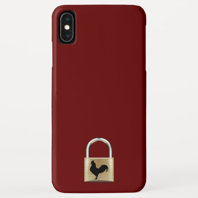Coques Case-Mate iPhone Verrouillé dans la chasteté (Dos)