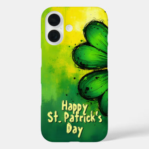 Coque Pour iPhone 16 Vert, Bonheur & Joie - Bonne Saint-Patrick !