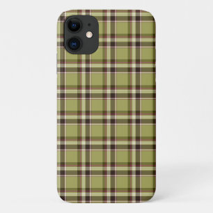 Case-Mate iPhone Case Vert clair et plaid violet
