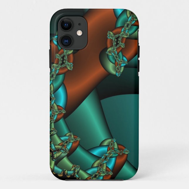 Coques Case-Mate iPhone Vert cuivre (Dos)