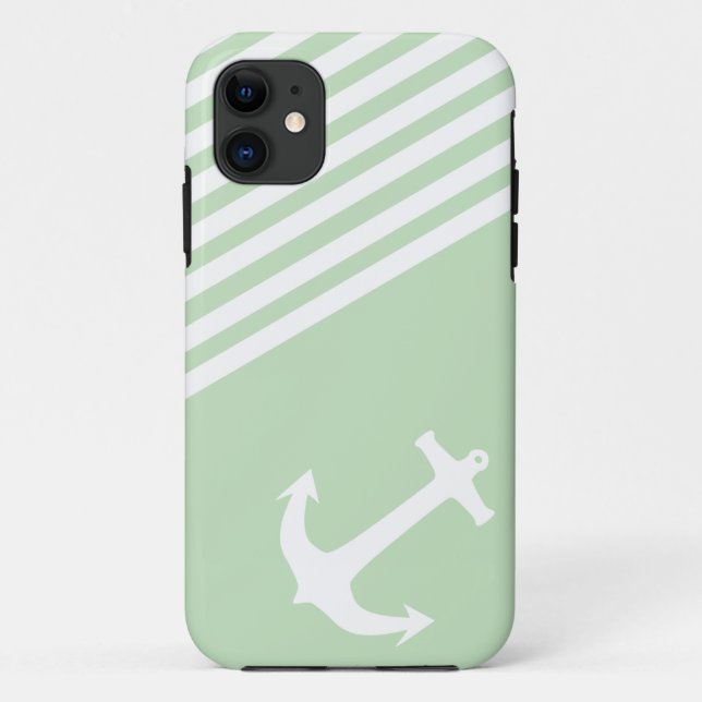 Coques Case-Mate iPhone Vert en bon état de crème glacée nautique (Dos)