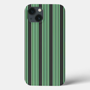 Case-Mate iPhone Case Vert et charbon de bois cinq bandes motif