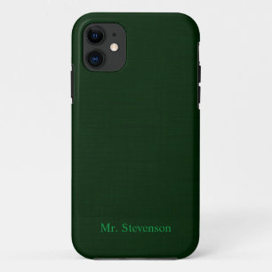 Case-Mate iPhone Case Vert foncé texturé