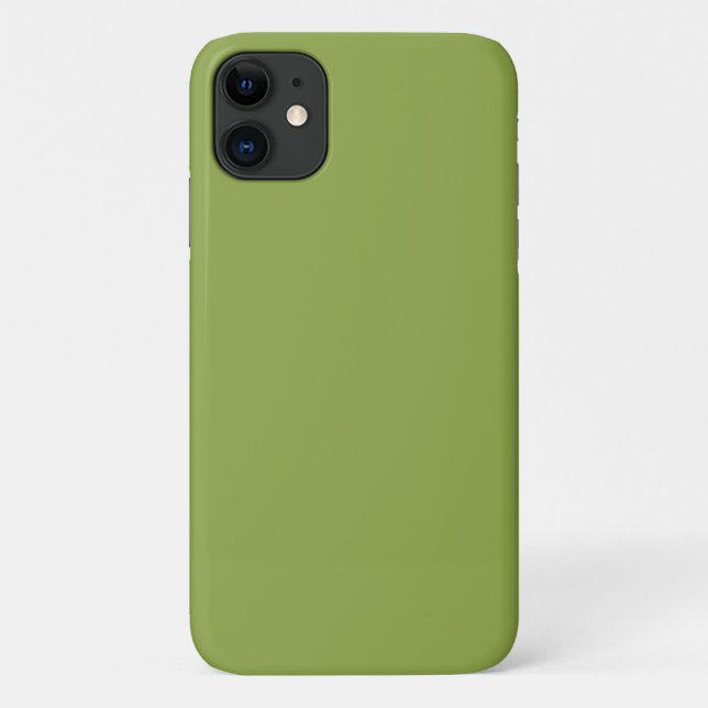 Coques Case-Mate iPhone Vert lime modéré couleur unie (Dos)