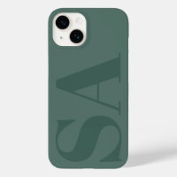 Vert moderne initial minimal contemporain