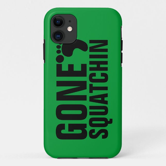 COQUES Case-Mate iPhone VERT NOIR ALLÉ DE SQUATCHIN (Dos)