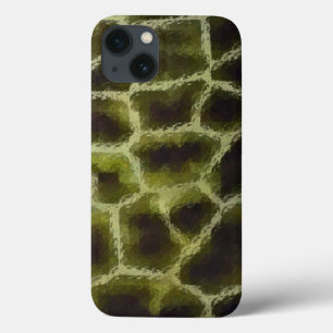 iPhone 13 Coque Vert olive poster de animal