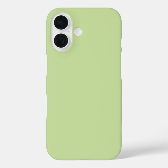 Coques Case-Mate iPhone Vert pomme pastel uni  (Verso)