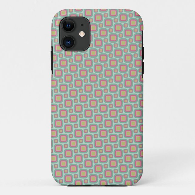 Coques Case-Mate iPhone Vert rétro (Dos)