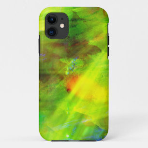 Coques Pour iPhone vert sans couture abstrait d'arrière - plan de