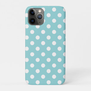 Case-Mate iPhone Case Vert Turquoise Bleu & Blanc Points de Polka Point