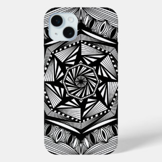 Coque iPhone 15 Mini Vertigo mandala