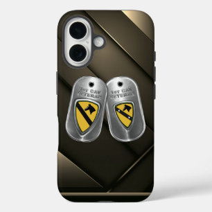 Coque Pour iPhone 16 Vétéran de la 1re division de cavalerie CAV