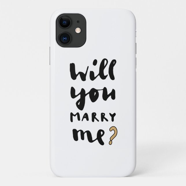 Coques Case-Mate iPhone Veux-tu m'épouser (Dos)