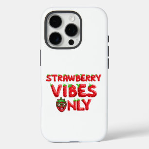 Coques iPhone 16 Pro Vibe fraise uniquement